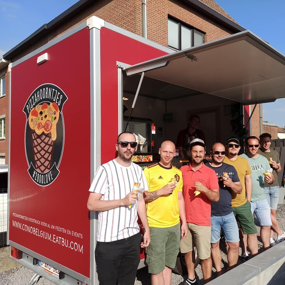 Pizzahoorntjes Foodtruck
