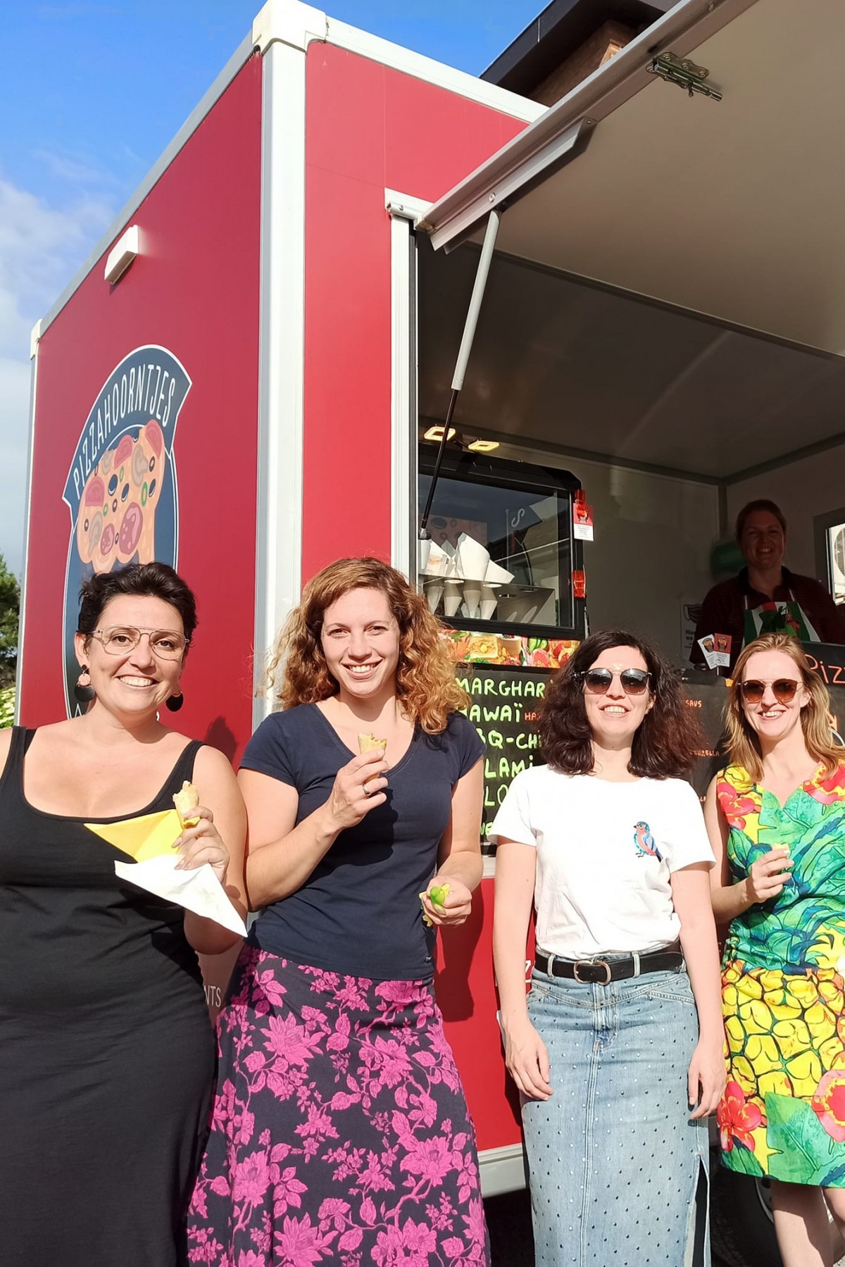 Pizzahoorntjes Foodtruck
