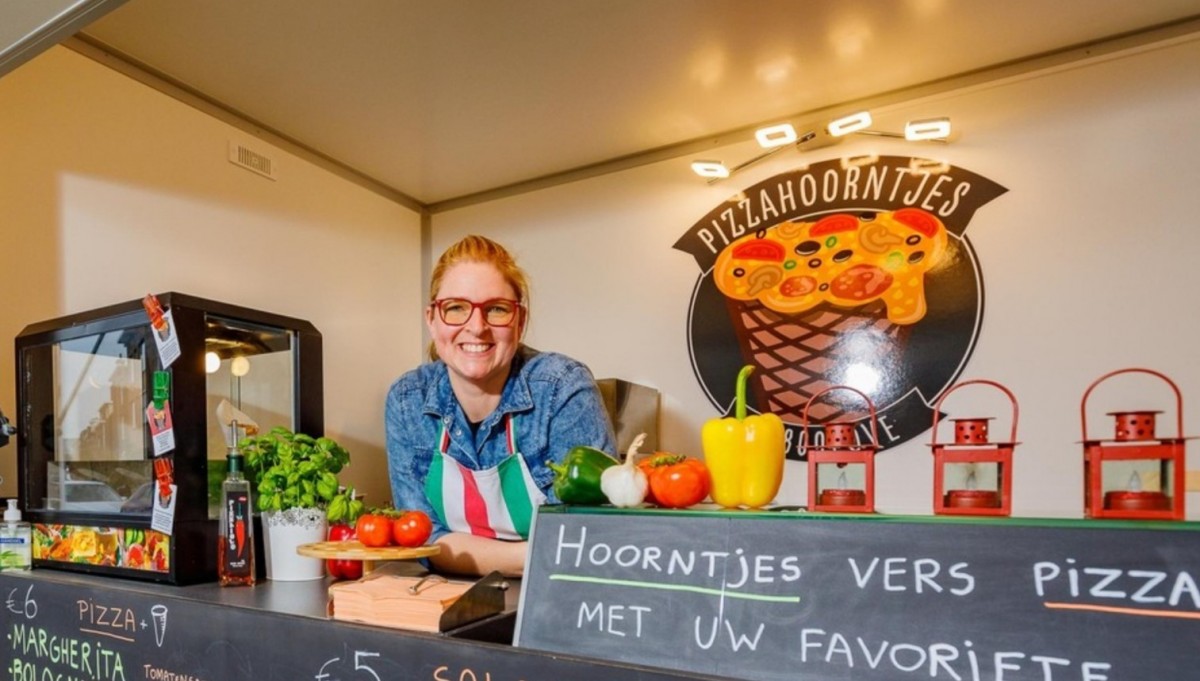 Pizzahoorntjes Foodtruck