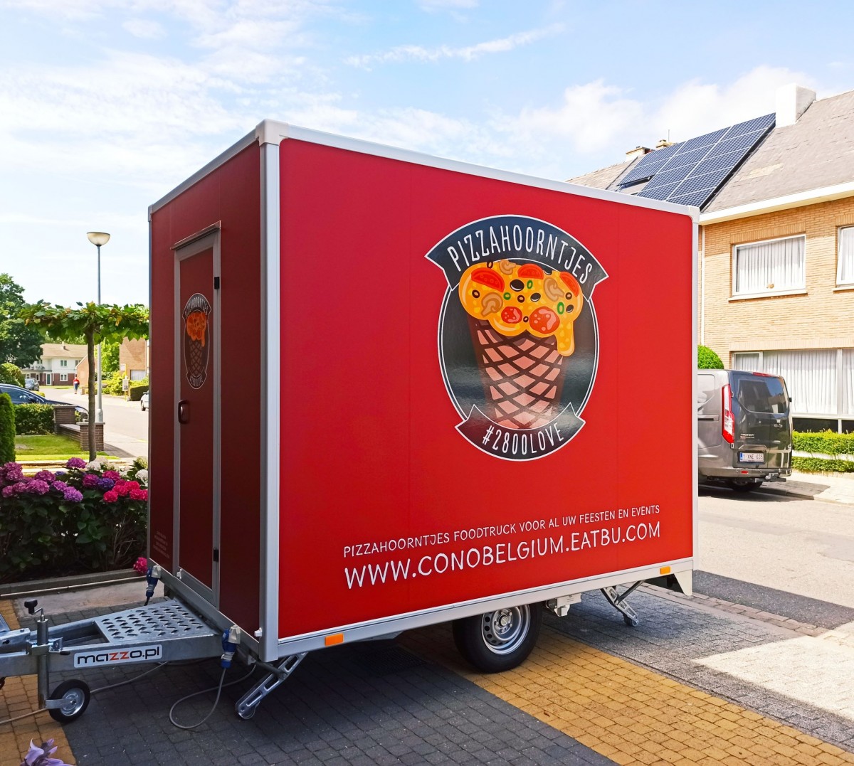 Pizzahoorntjes Foodtruck