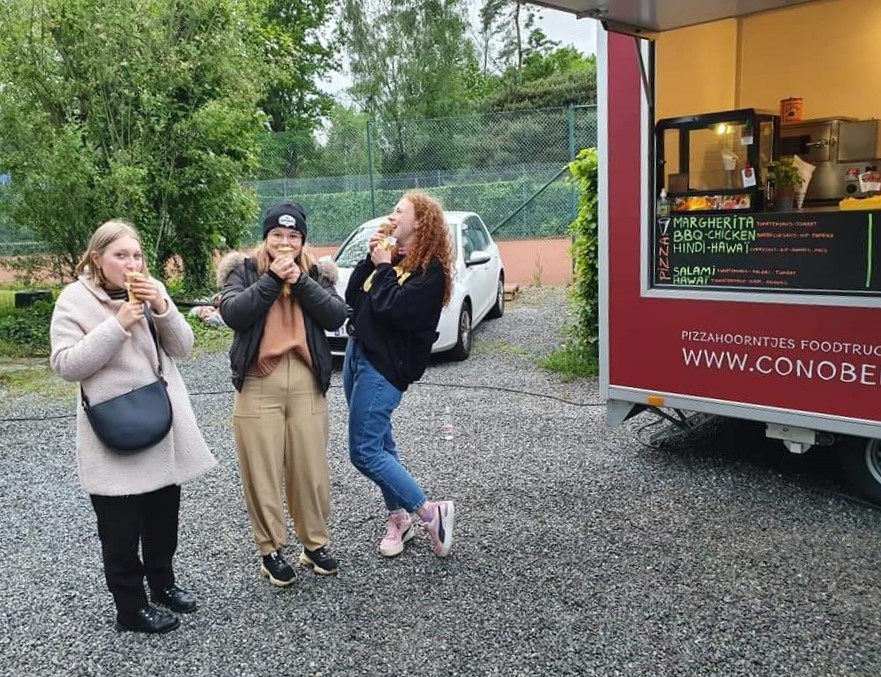 Pizzahoorntjes Foodtruck
